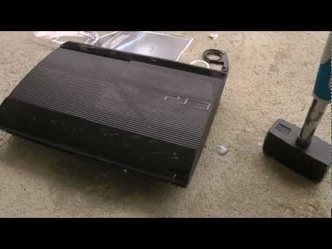 PlayStation 3 Super Slim - Hammer Drop Test