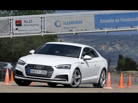 Audi A5 Coupé 2016 – Maniobra de esquiva (moose test) y eslalon | km77.com