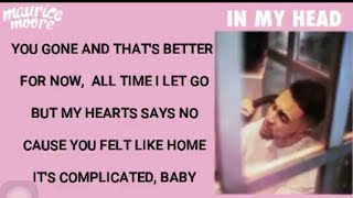Maurice Moore - In my head lyrics