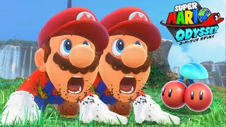 ダブルホームランwww - 【衝撃】マリオを2人に増やして『マリオオデッセイ』をやってみた結果…