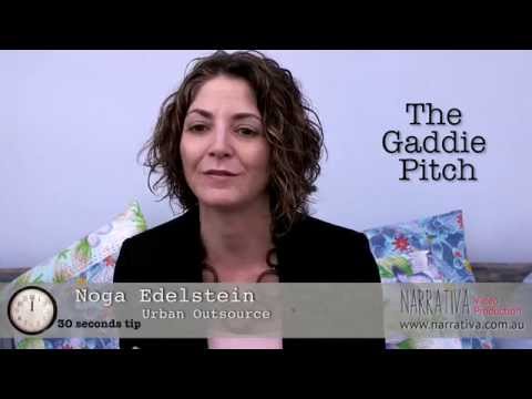 30 seconds tip for small business: The Gaddie Pitch