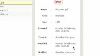 7 of 8: Zimbra - Briefcase (File management and sharing)