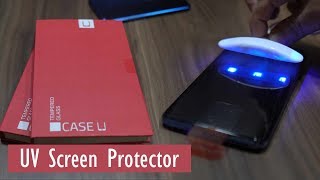 Case U Tempered Glass for OnePlus 7 Pro - UV Screen Protector with Installation kit its different !