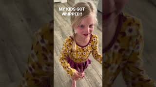 Kids got whipped!!! #family #shortsvideo #beautiful #funny #happy #cutebaby #mom #viral #shorts