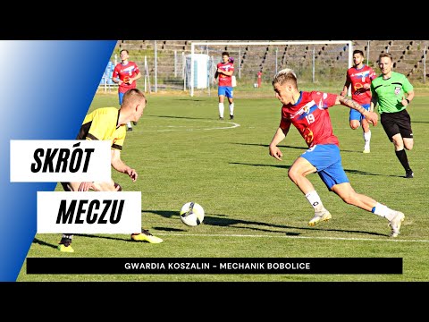 Skrót meczu Gwardia Koszalin - Mechanik Bobolice 1:0