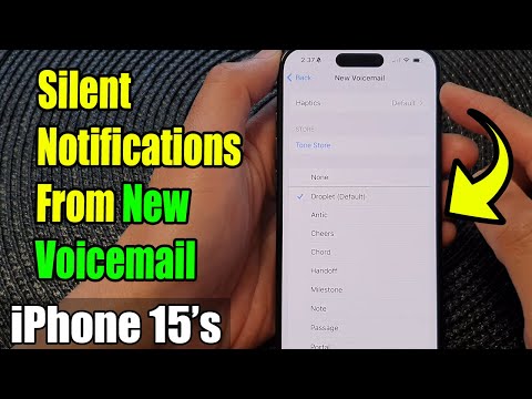 iPhone 15/15 Pro Max: How to Silent Notifications From New Voicemail