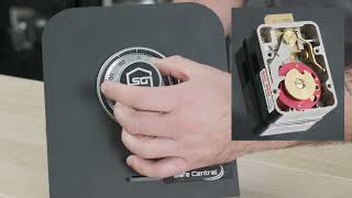 How to open a 3 wheel combination safe lock