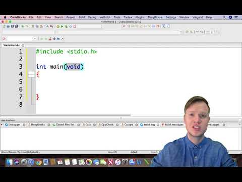 C Programming Tutorial 2 Hello World Program