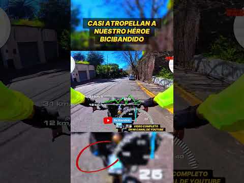 INTENTA ATROPELLAR A BICIBANDIDO