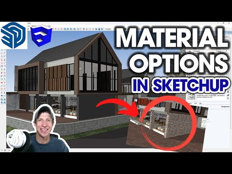 A FREE Material Option Extension for SketchUp from Fredo6! (NEW EXTENSION)
