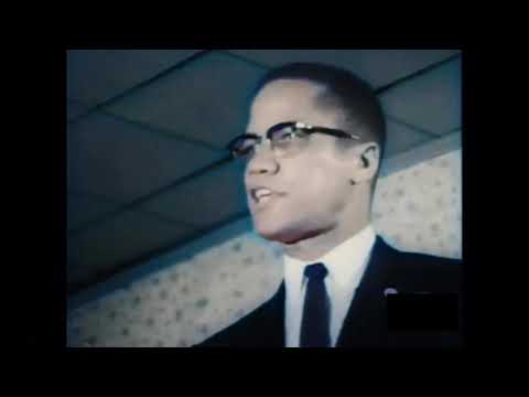 Malcolm X: "You Don't Scare Negroes Today" Fiery Excerpts from a Speech (1963)| HD | Colorized
