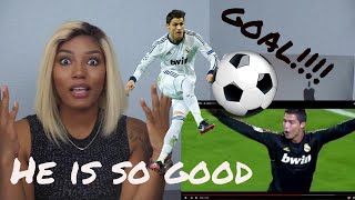 Clueless new american sports fan reacts to  Cristiano Ronaldo Highlights