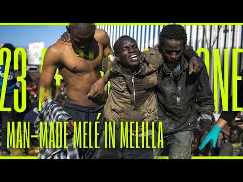 23 AFRICANS GONE IN MELILLA MIGRANT MAHEM! #melilla #cueta #migrantcrisis