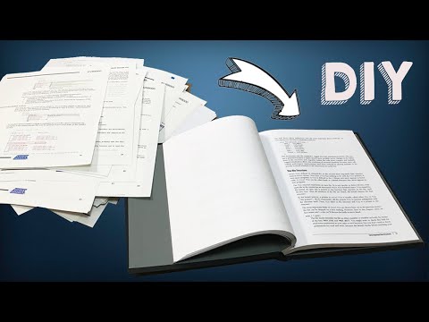 📚 EINFACHE EINZELBLÄTTER BINDUNG 👉 BUCH ZUM EIGENEN ZUHAUSE [Schritt für Schritt]