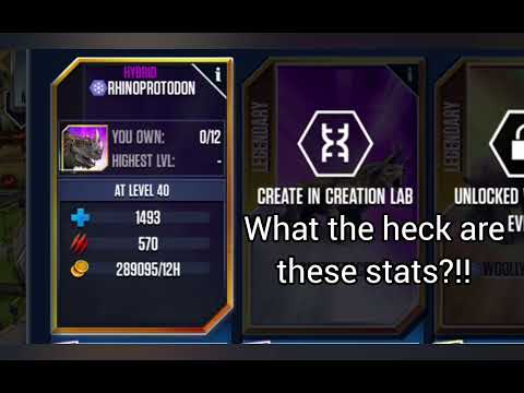 The Rhinoprotodon's stats are a joke