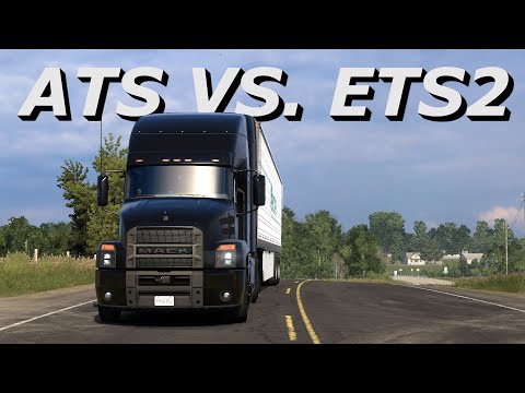 Ist der ATS BESSER als der ETS2? / American Truck Simulator / 1.57 / Deutsch