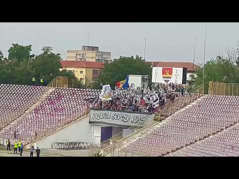 ASU POLI - U CLUJ (1-0) Peluza Sud (T2) coreo