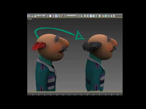 Convert Hair and Fur to Single Mesh in 3ds Max