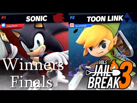 🔥VGLS Jailbreak Winners Finals - LazyZach (Sonic) Vs. Kookie (Toon Link) ~ June 2020