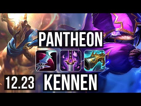 PANTH vs KENNEN (MID) | 8 solo kills, 400+ games, Godlike | EUW Master | 12.23