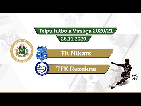 FK Nikars - TFK Rēzekne [Telpu futbola Virslīga 2020/21 Highlights]