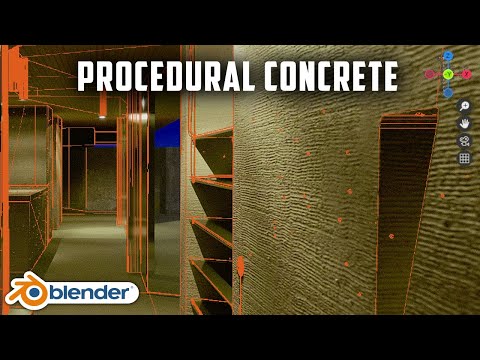 Realistic architectural concrete in Blender - Tutorial