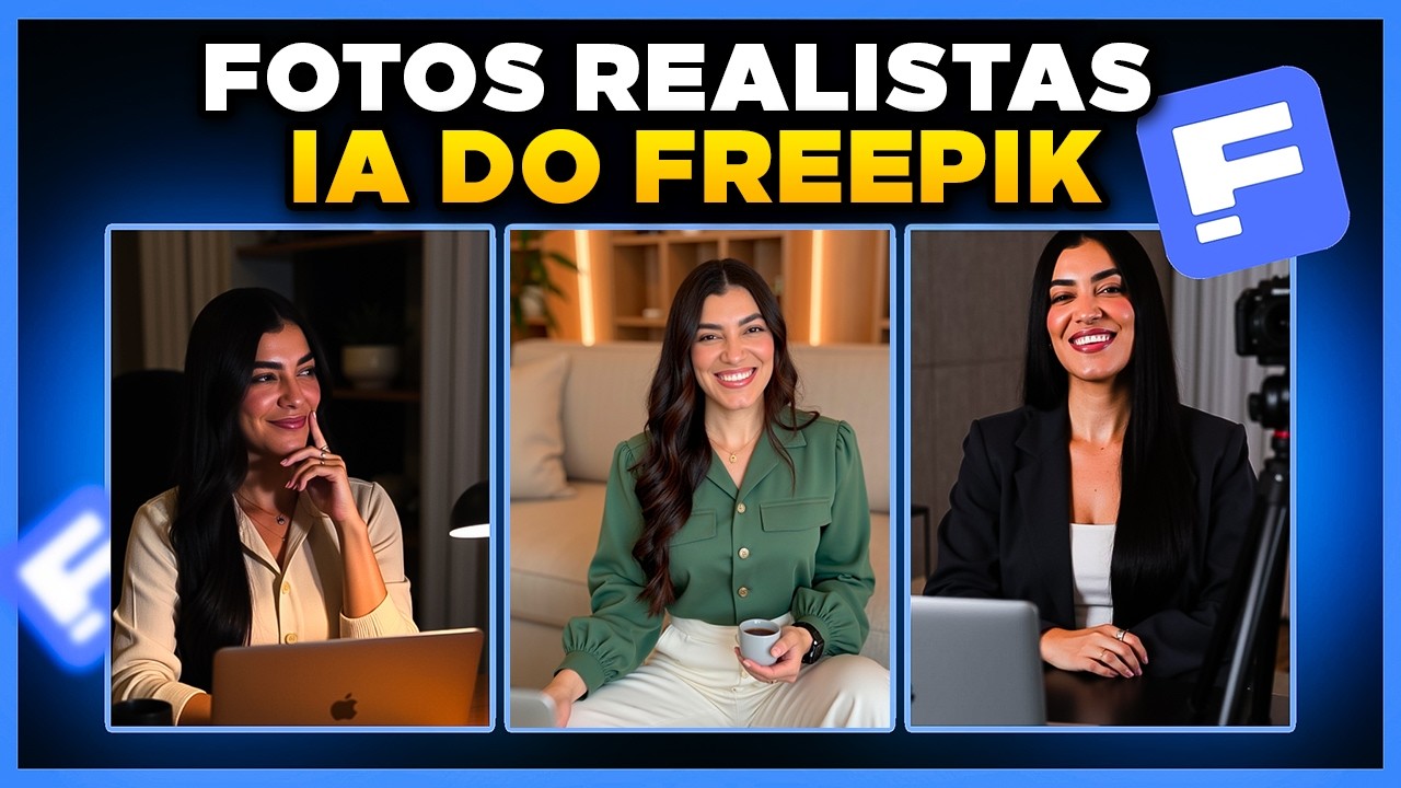 Como Gerar FOTOS PROFISSIONAIS Com IA do Freepik [Fotos Realistas com Inteligência Artificial]