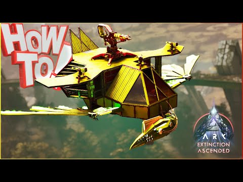 The Terra Hawk TEK QUEZ SADDLE  Build Step by Step | ARK Extinction Episode 39