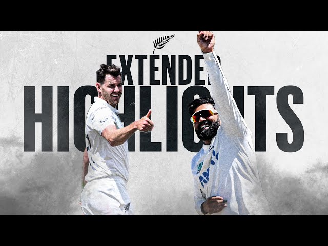 Bowlers Hunt Wickets | Extended Highlights | New Zealand v West Indies 3rd Test Day 3