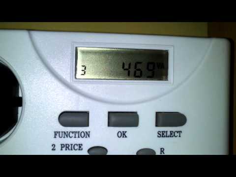Panasonic TH-42PY8PA - Power consumption