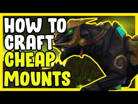 How To Craft Super Cheap Mount In WoW - Gold Making, Gold Farming Guide