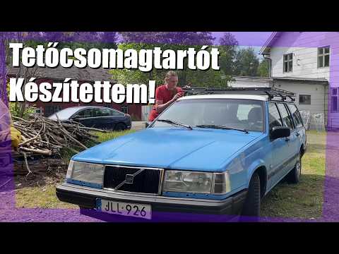 Egyedi tetőcsomagtartó! - Kocka Volvo #6