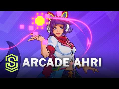 Arcade Ahri 2XKO Skin Spotlight