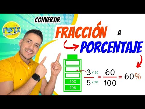 ¿Cómo CONVERTIR una FRACCION a PORCENTAJE?