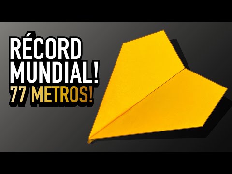 New WORLD RECORD for Paper Airplanes! How to Make the BEST Paper Airplane for Distance!