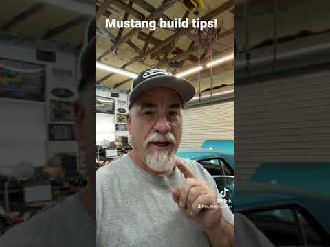 Mustang build tips! Windshield trim. #shorts