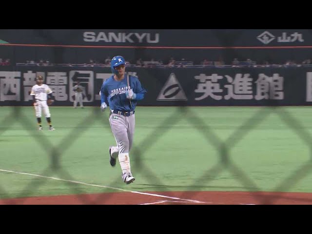 【9回表】外野手が一歩も動かない完璧な一発!! ファイターズ・清宮幸太郎の1号ソロ!! 2022年3月26日 福岡ソフトバンクホークス 対 北海道日本ハムファイターズ