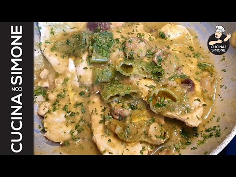 Pollo Funghi e peperoni - Cremoso, succoso, pronto in 10 minuti 😱