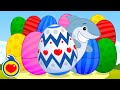 10 Huevos De Pascua Gigantes De Colores Con Las Mejores Canciones Infantiles Plim Plim