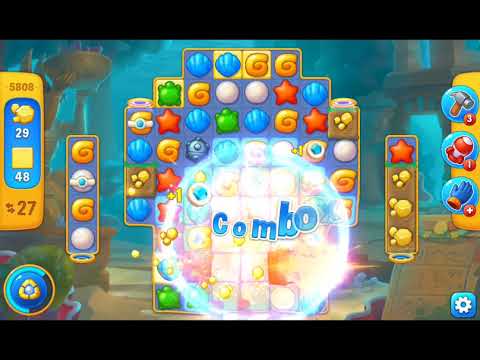 Fishdom 2021 - Level 5808   #playrix #fishdom #gaming