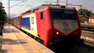 preview picture of video 'BOMBARDIER 220 029 & ADtranz 220 018 at Inoi (29/05/11)'