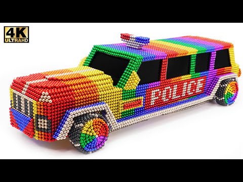 DIY - How To Make Amazing Police limousine car From magnetic Balls | ASMR Satisfying Video