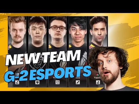 Gorgc reacts to NEW DOTA 2 TEAM G2 ESPORTS Miracle ana JerAx YapzOr kpii