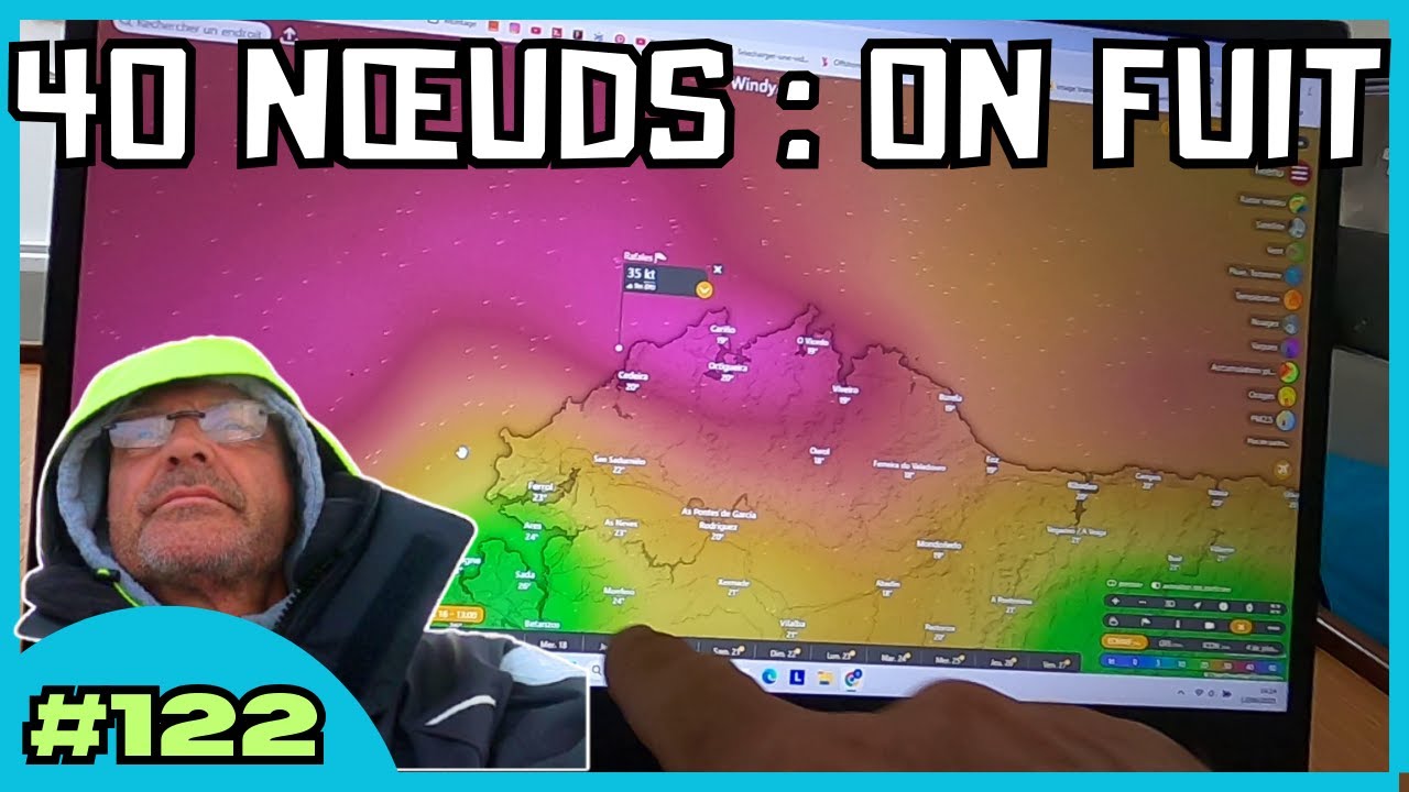 40 KNOTS: WE ARE FLEEING TOWARDS A CORUÑA