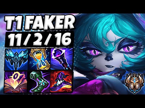 T1 Faker Vex vs Twisted Fate [ MID ] Korea Challenger Patch 12.5 ✅