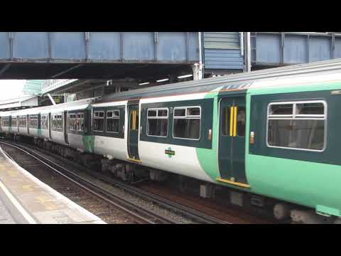 Southern class 455 843 Departures Clapham Junction for Caterham