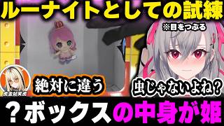 【ルーナイト】？ボックスの中身をあてるゲームでルーナイトとしての「愛」が試されてしまうリオナｗｗｗ【ホロライブ/切り抜き/響咲リオナ/虎金妃笑虎 /姫森ルーナ】