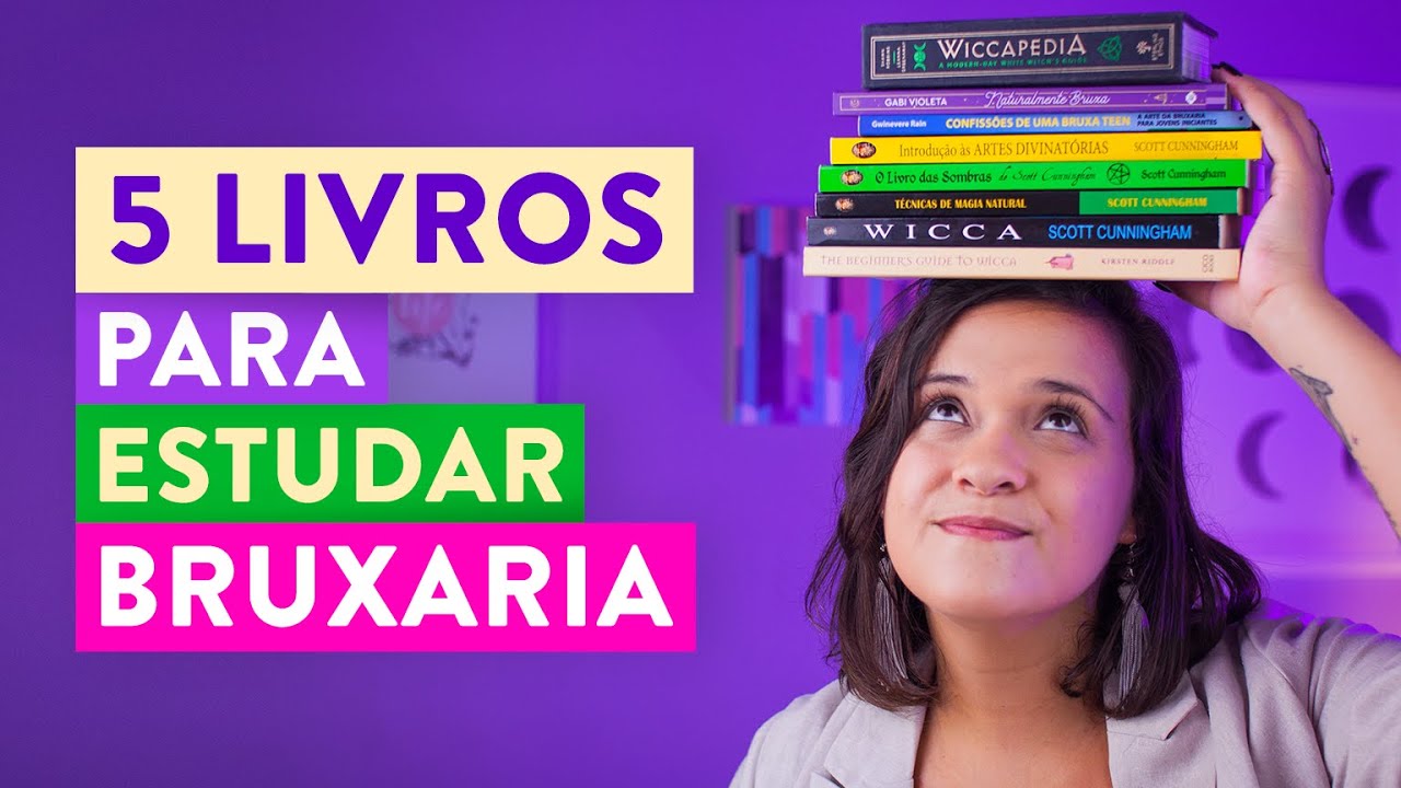5 LIVROS de BRUXARIA para INICIANTES (+4 de Scott Cunningham)
