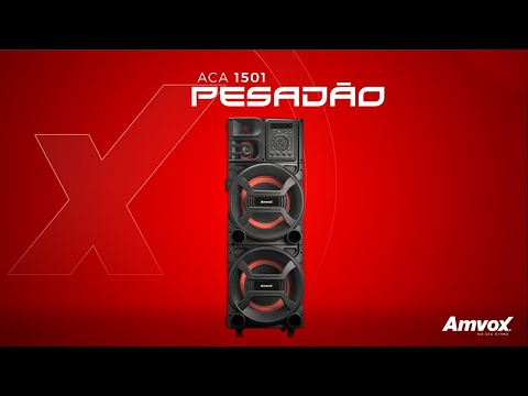 Video thumbnail of Caixa Amplificada Amvox Aca1501 Pesadão Usb/sd/bt