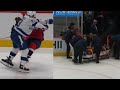 Nick Jensen Stretchered Off Ice After Hit From Michael Eyssimont